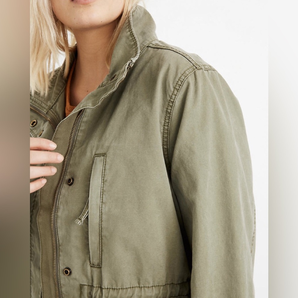Madewell Passage Jacket in Desert Olive - Picture 6 of 16